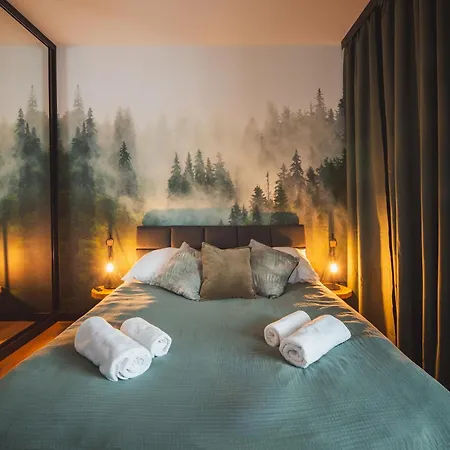 Foggy Forest Z Prywatna Sauna, Tarasem I Ogrodem Appartement